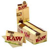 Raw Organic Hemp Single Wide Rolling Paper - 25 Packs/Display-1219